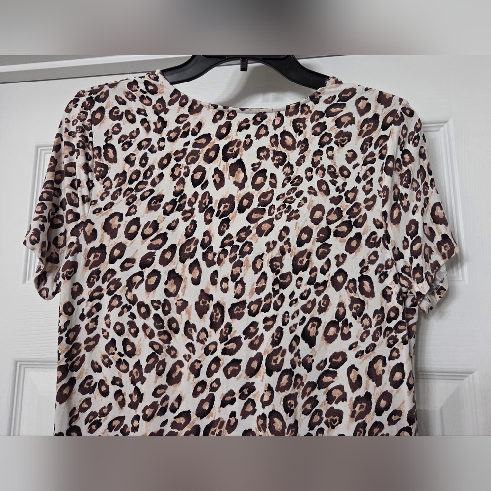 Soma Leopard V‑Neck Nightshirt Size XS - Picture 8 of 10